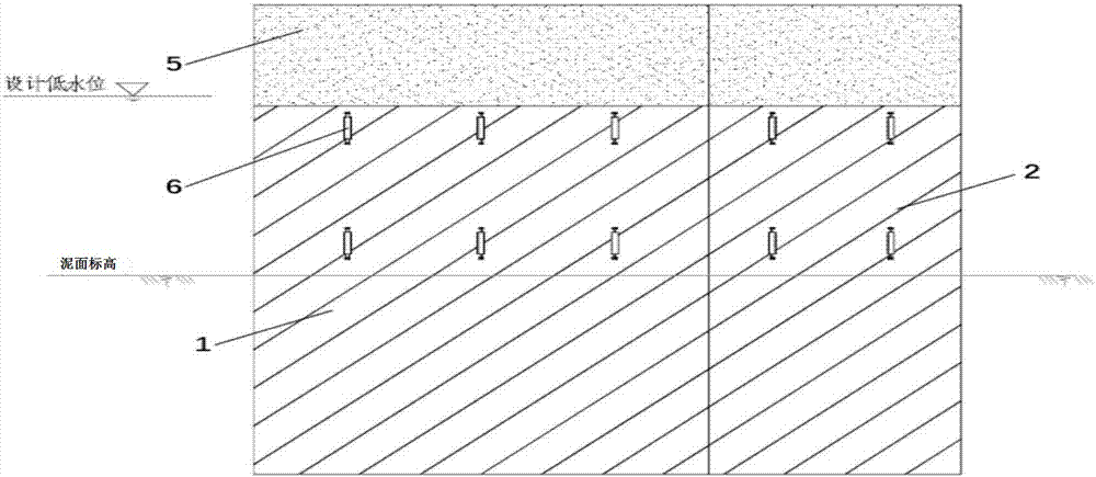 Multi-anti-corrosion protection construction method of sea steel cylinder revetment structure