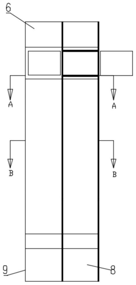Manufacturing method of inner support steel structure special-shaped column