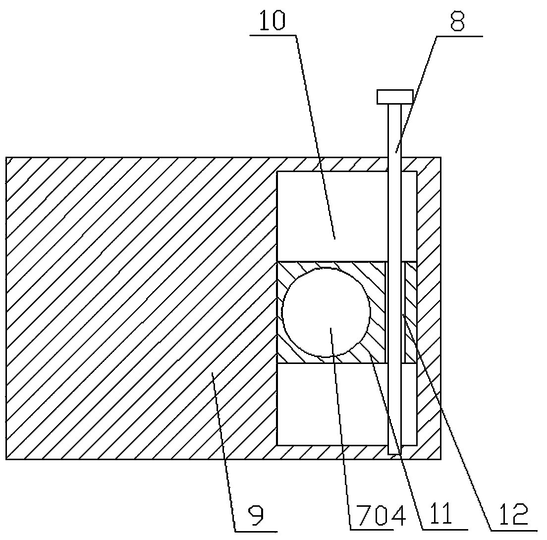 Integrated measuring instrument for tapered roller