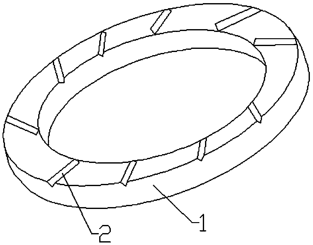 Fixing ring capable of automatically giving alarm when damaged