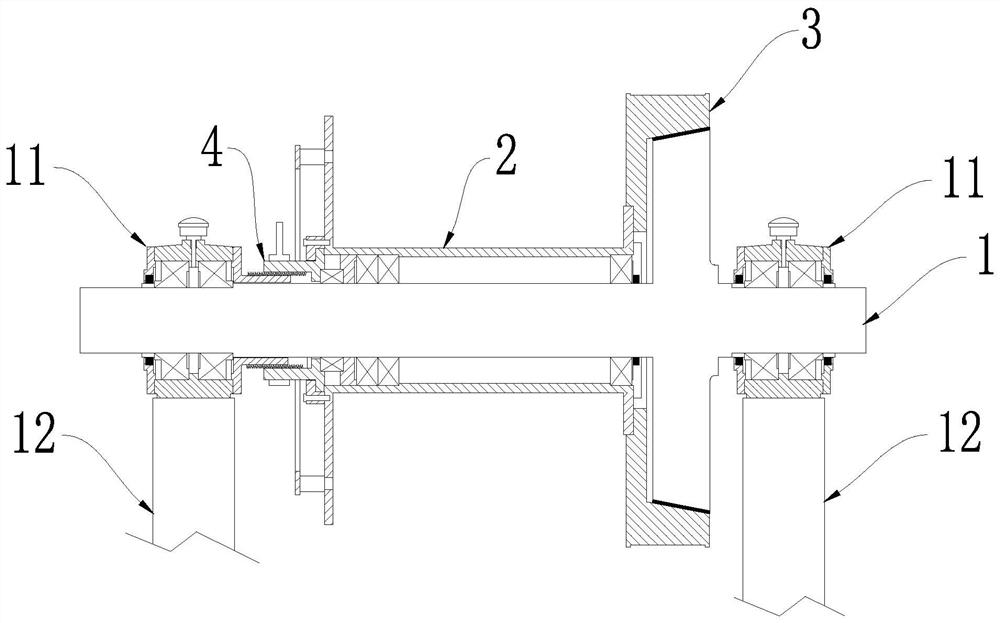 Clutch structure for windlass