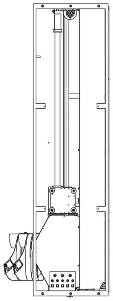 Non-inductive inspection method and system based on multi-window integrated lifting mechanism