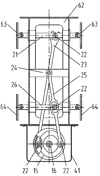 Flexural structure of straddle type monorail transit joint type flexible turnout