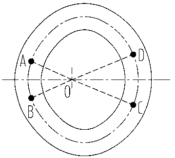 Flexural structure of straddle type monorail transit joint type flexible turnout