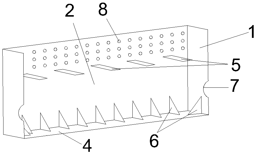 Open type water inlet tank for river model test