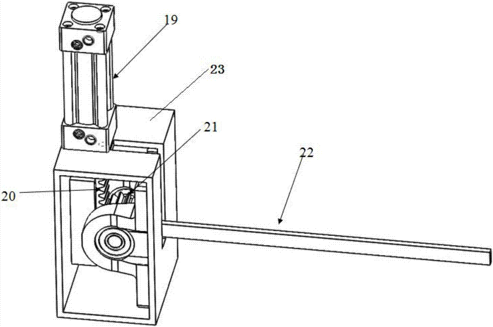Automatic counter weight device of cone yarn and counter weight method