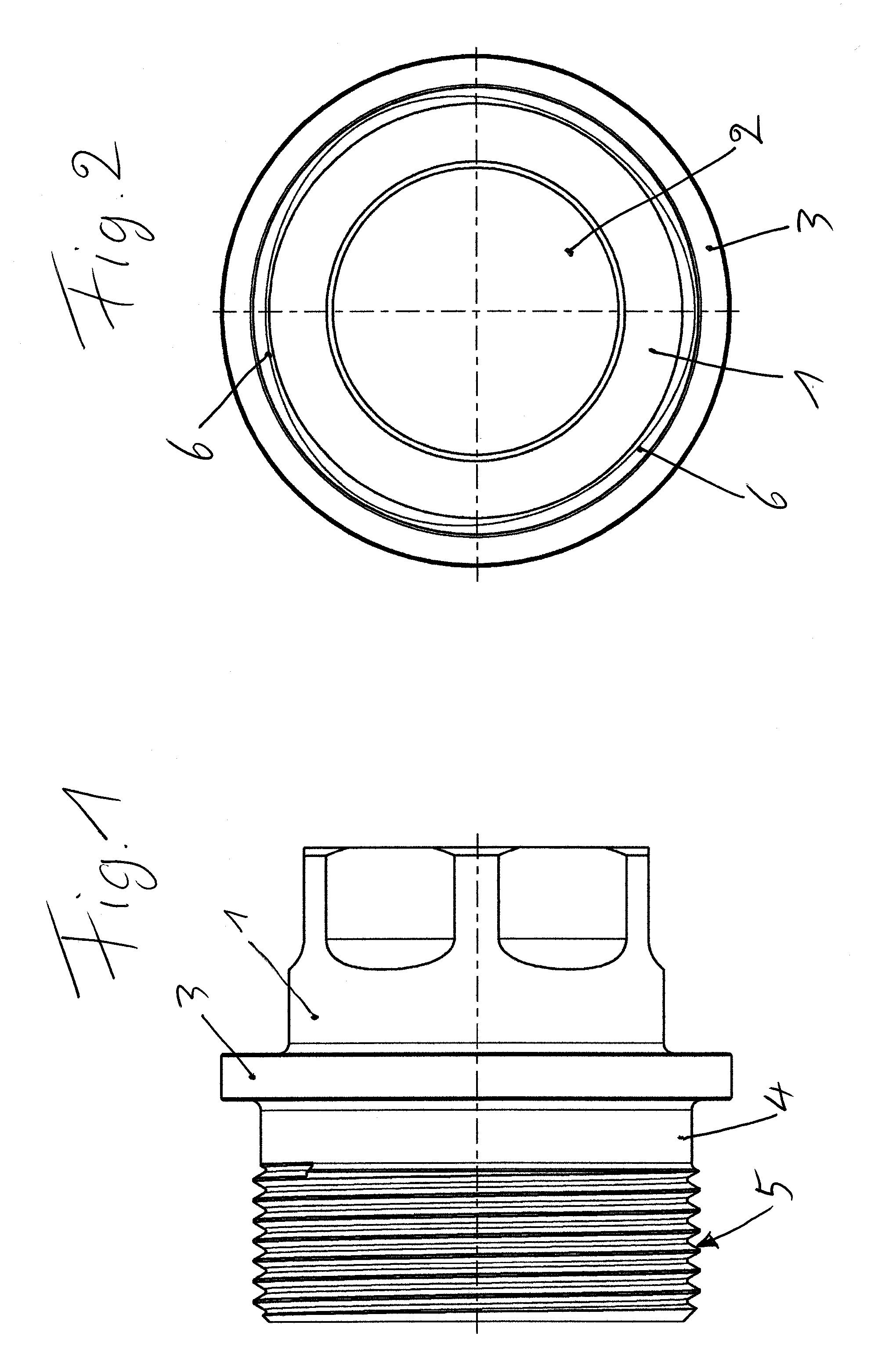 Join connection for a piston guiding unit in a housing