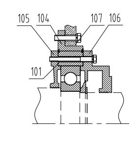 Assembly structure of insulating rolling bearing