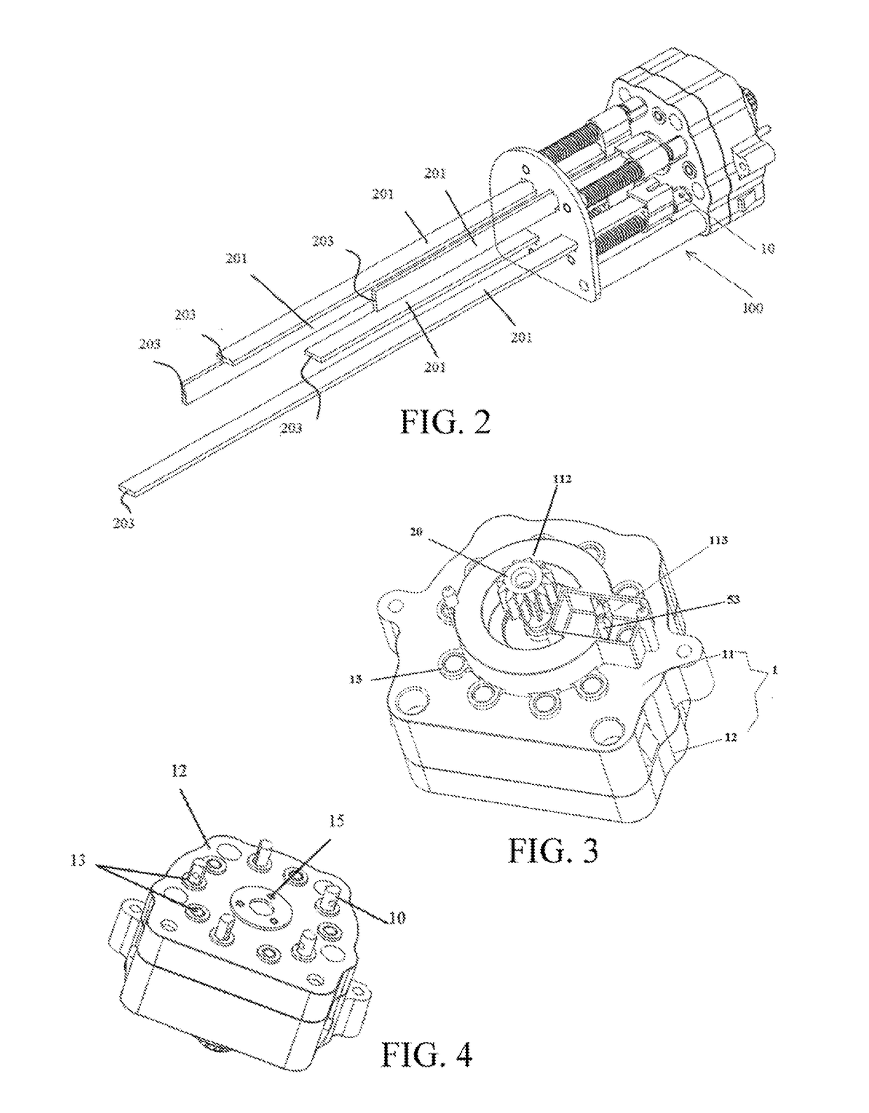 Antenna transmission device and antenna