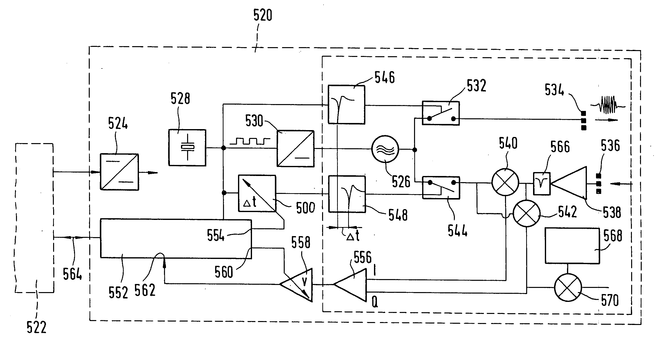 Method and device for the adaptive regulation of power