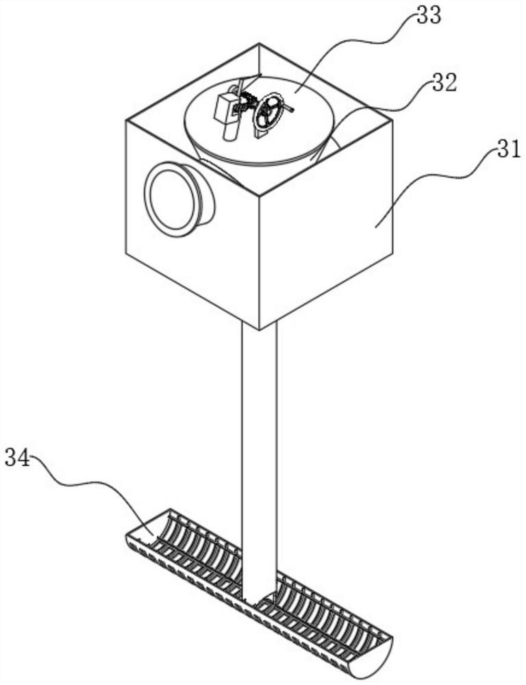 Mass concrete modular elephant trunk construction device and method