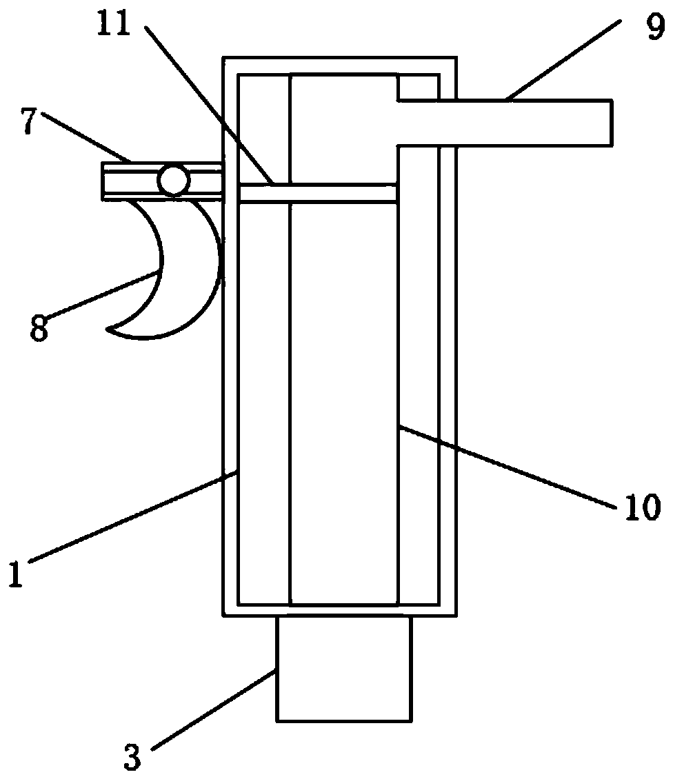 Anti-blocking type pneumatic glue gun and anti-blocking method thereof