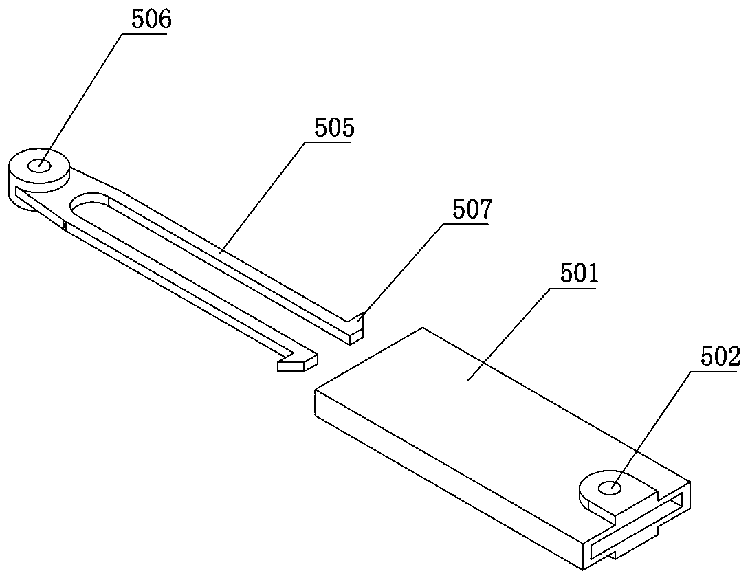 Movable clamped anti-shock bracket and clamping sleeve combined part special tool