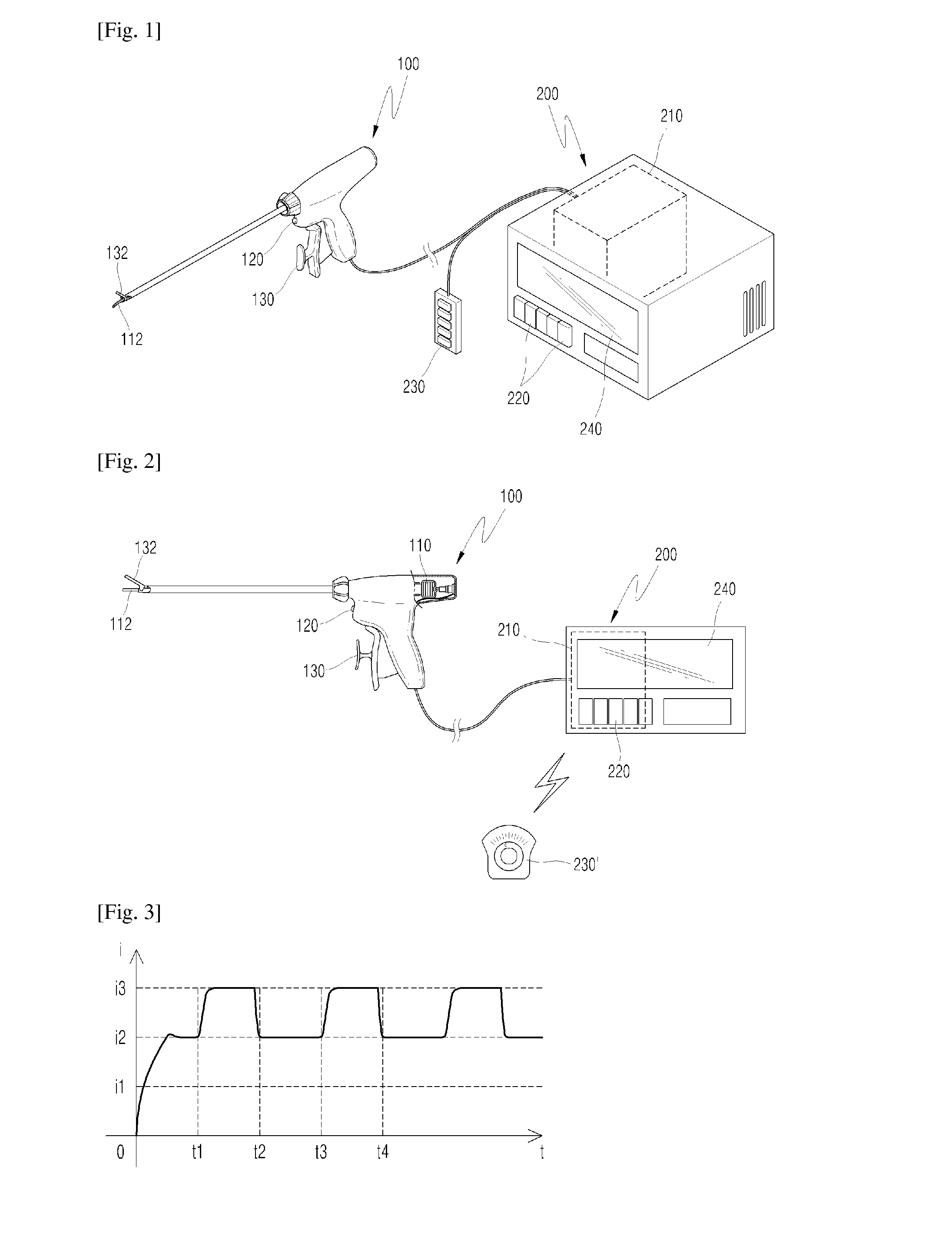 Power Supply Device for Surgical Instrument, Using Ultrasonic Waves