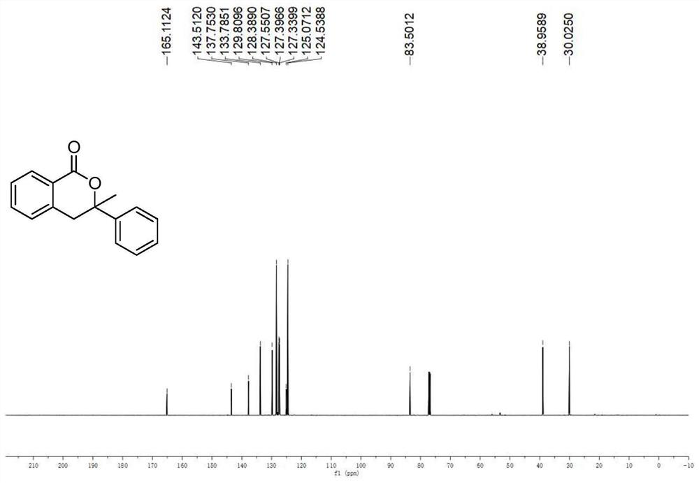 A kind of preparation method of the compound containing isochroman-1-one skeleton