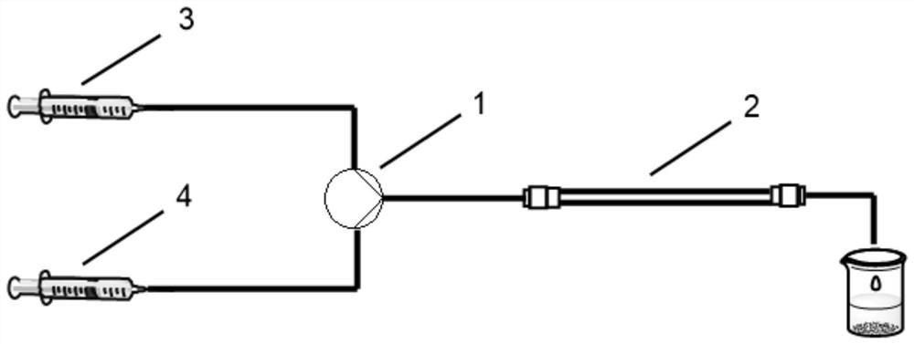 Method for preparing N&lt;epsilon&gt;-lysine-based surfactant by using microreactor