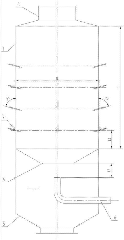 Gasification entrained-flow bed coal powder gasification furnace and gasification method of micro-positive pressure air