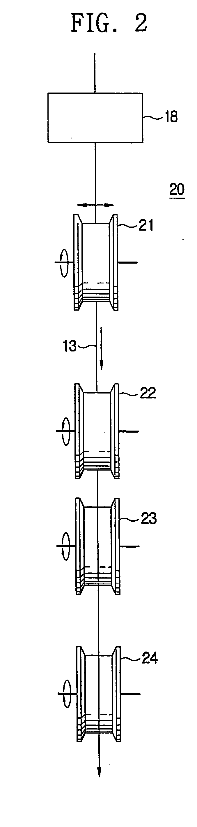 Apparatus for applying spin to optical fiber and optical fiber manufacturing method and apparatus using the same