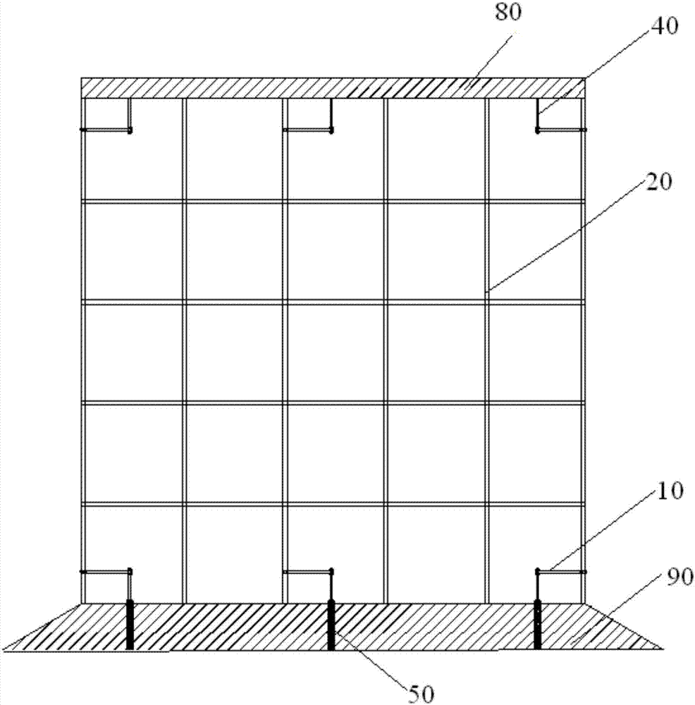 Fiber grating strain sensing mechanism and method for monitoring subsidence of full-space support structure