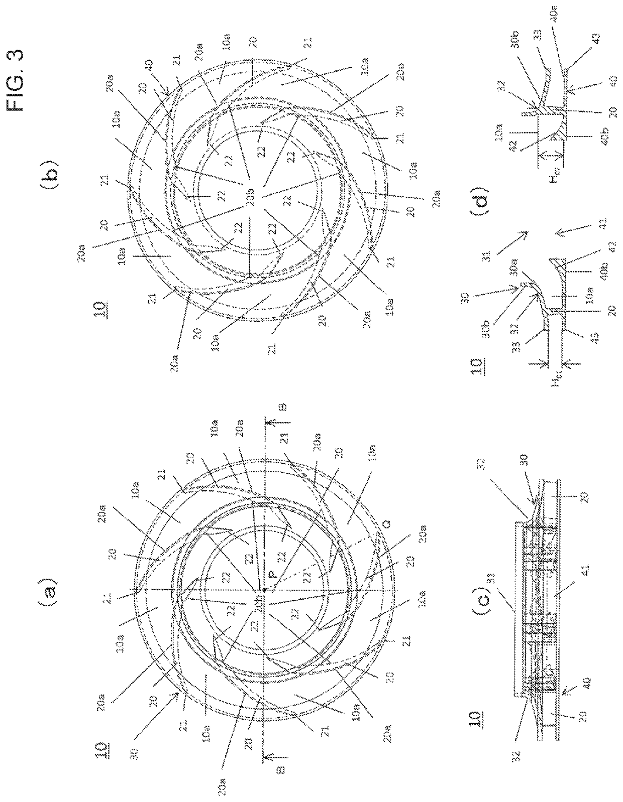 Manufacturing method and manufacturing device for resin fan