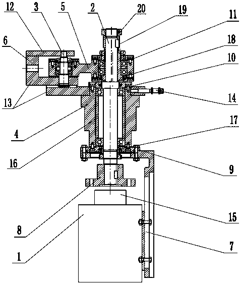Oscillating mechanism of internal grinding machine
