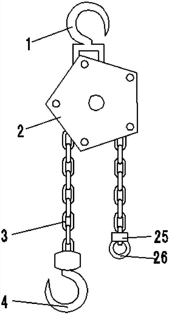 Braking clutch structure of lever block