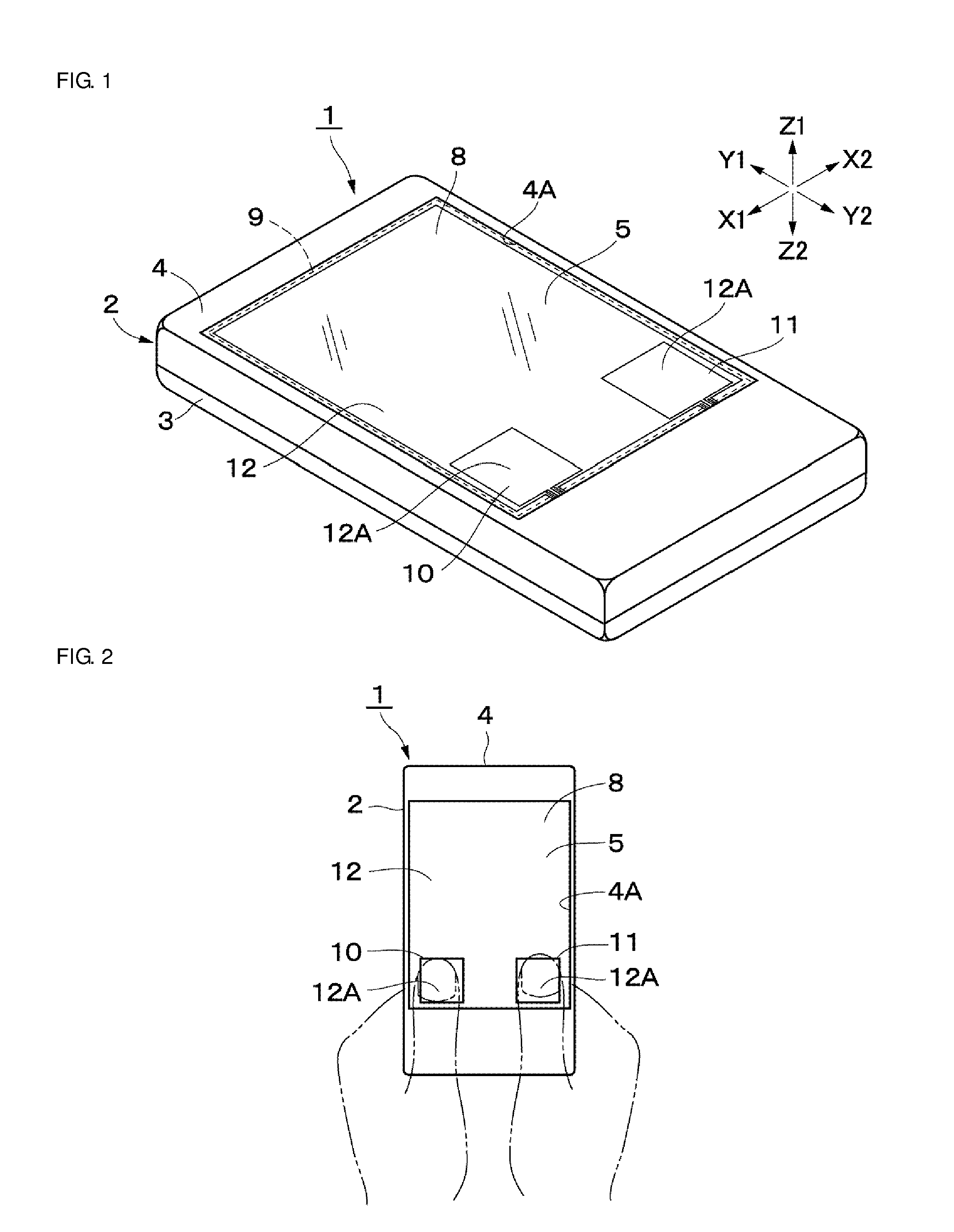 Electrocardiographic Signal Detection Device