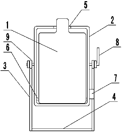 Barreled water pouring framework