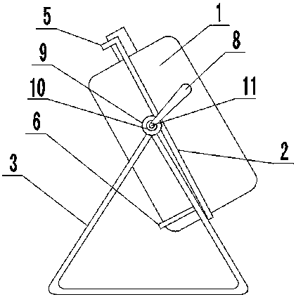 Barreled water pouring framework