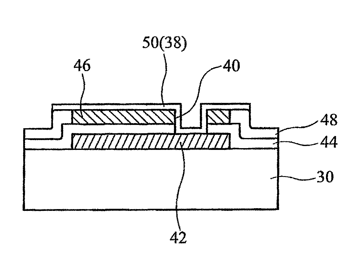 Bonding pad structure for a display device and fabrication method thereof