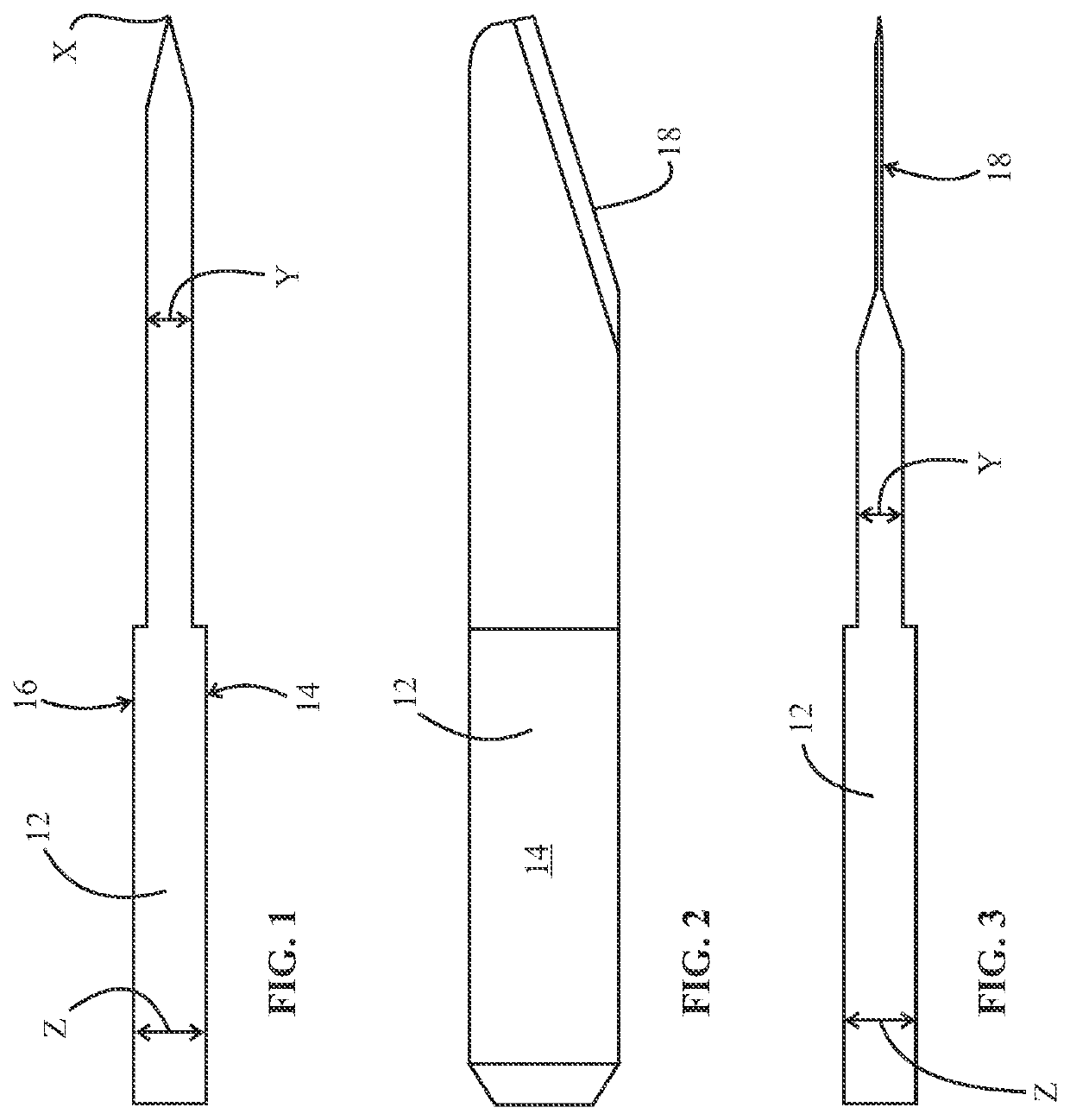 Monopolar electrosurgery blade and electrosurgery blade assembly