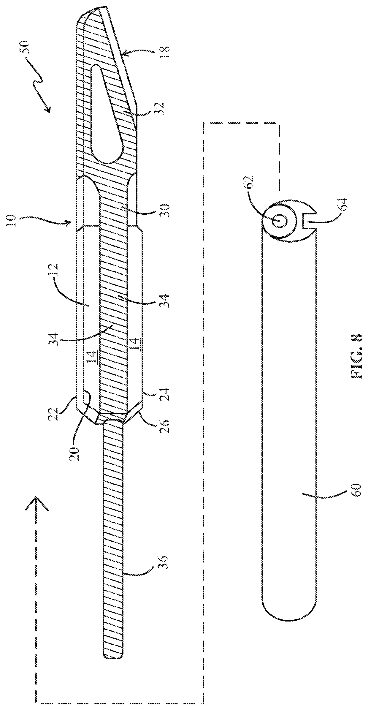 Monopolar electrosurgery blade and electrosurgery blade assembly