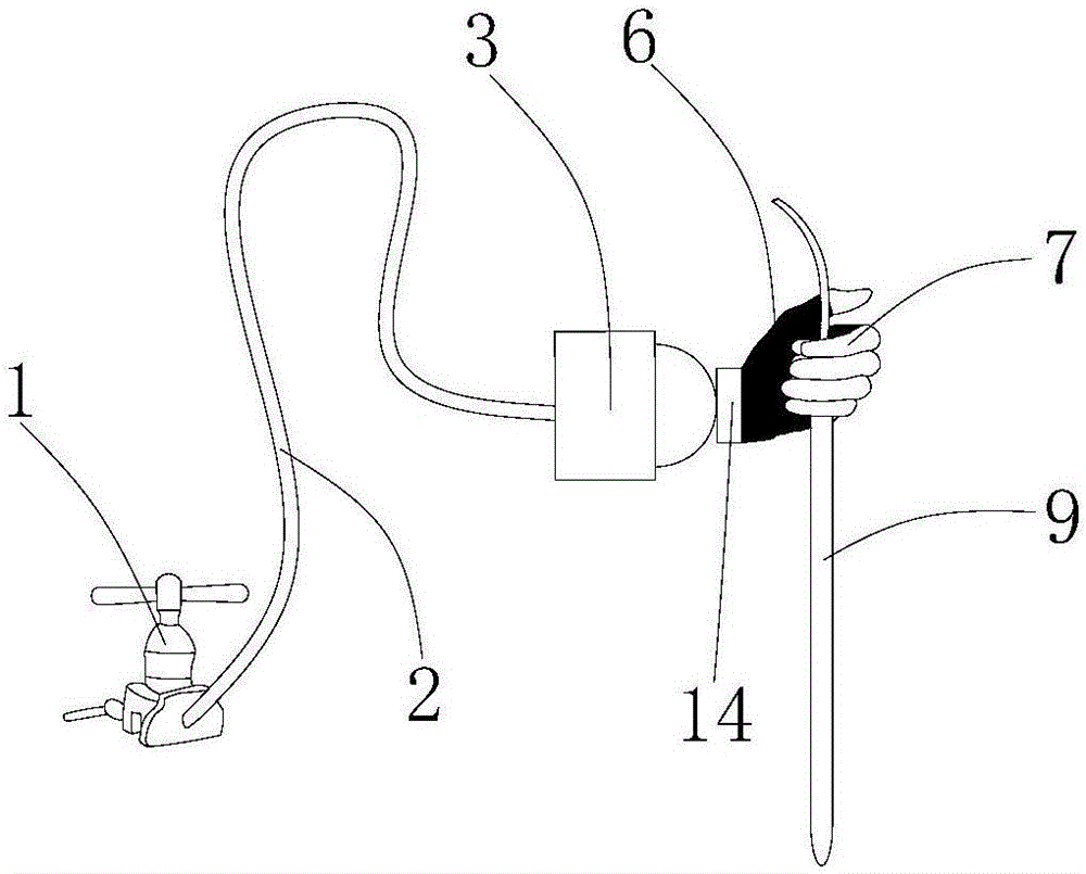 Omnibearing mechanical arm with simulation palm, applied to neuro-endoscope