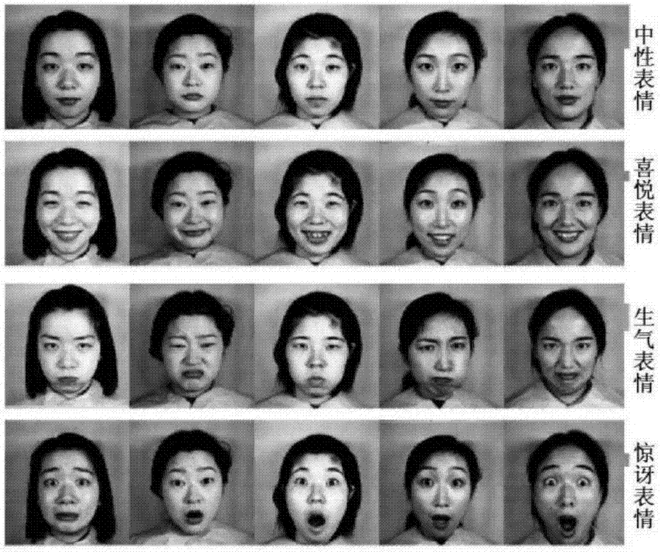 Face complex expression recognition method based on neural network