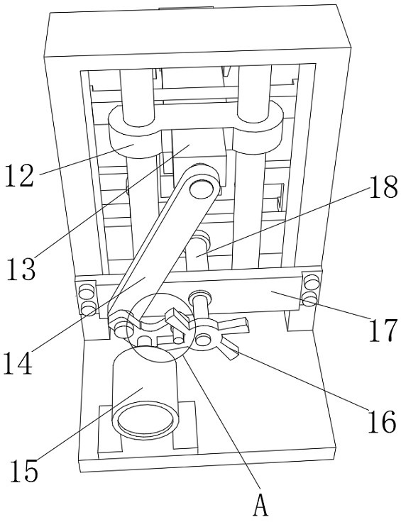 Colored tile compression molding device