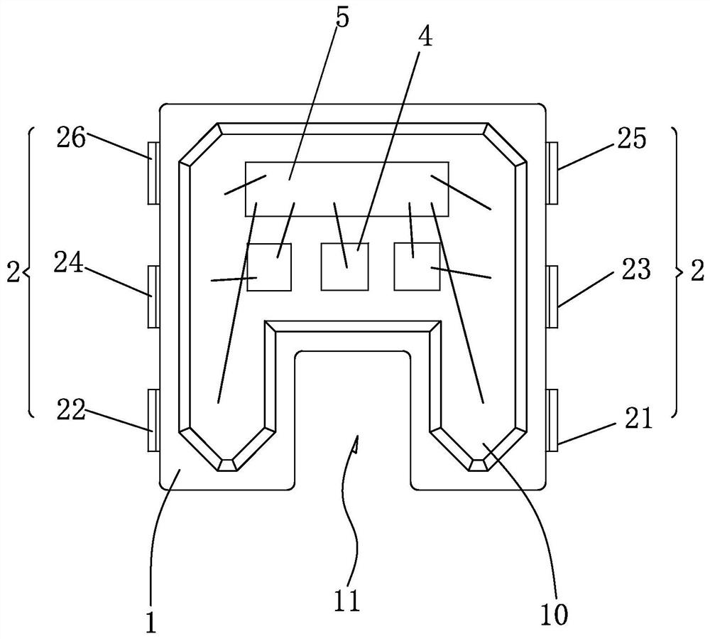 LED lamp string, and manufacturing method thereof and LED device used in LED lamp string