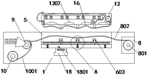 Rolling type medical instrument cleaning device