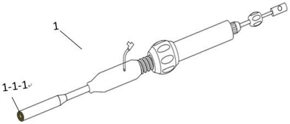 Interventional transapical artificial heart valve delivery system