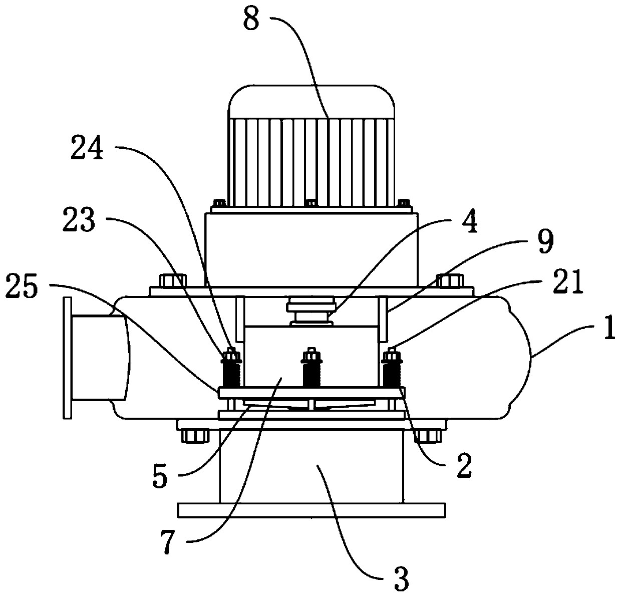 Novel protein defoaming pump