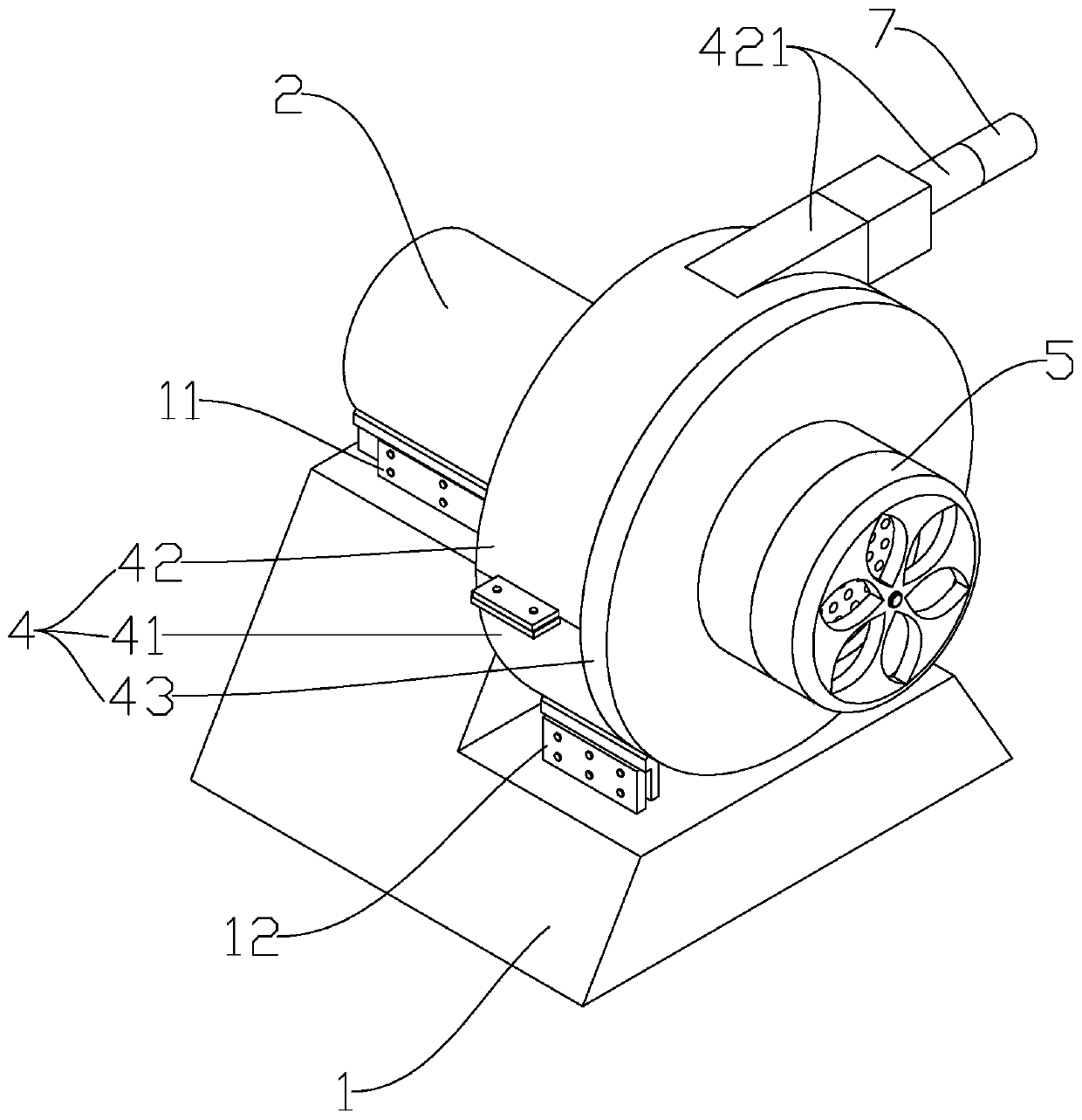 Efficient energy-saving centrifugal blower