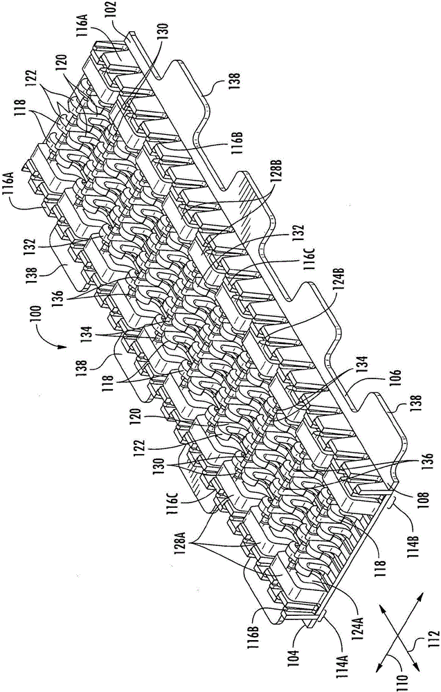 Fastening tape with flexibility in the longitudinal direction and associated methods