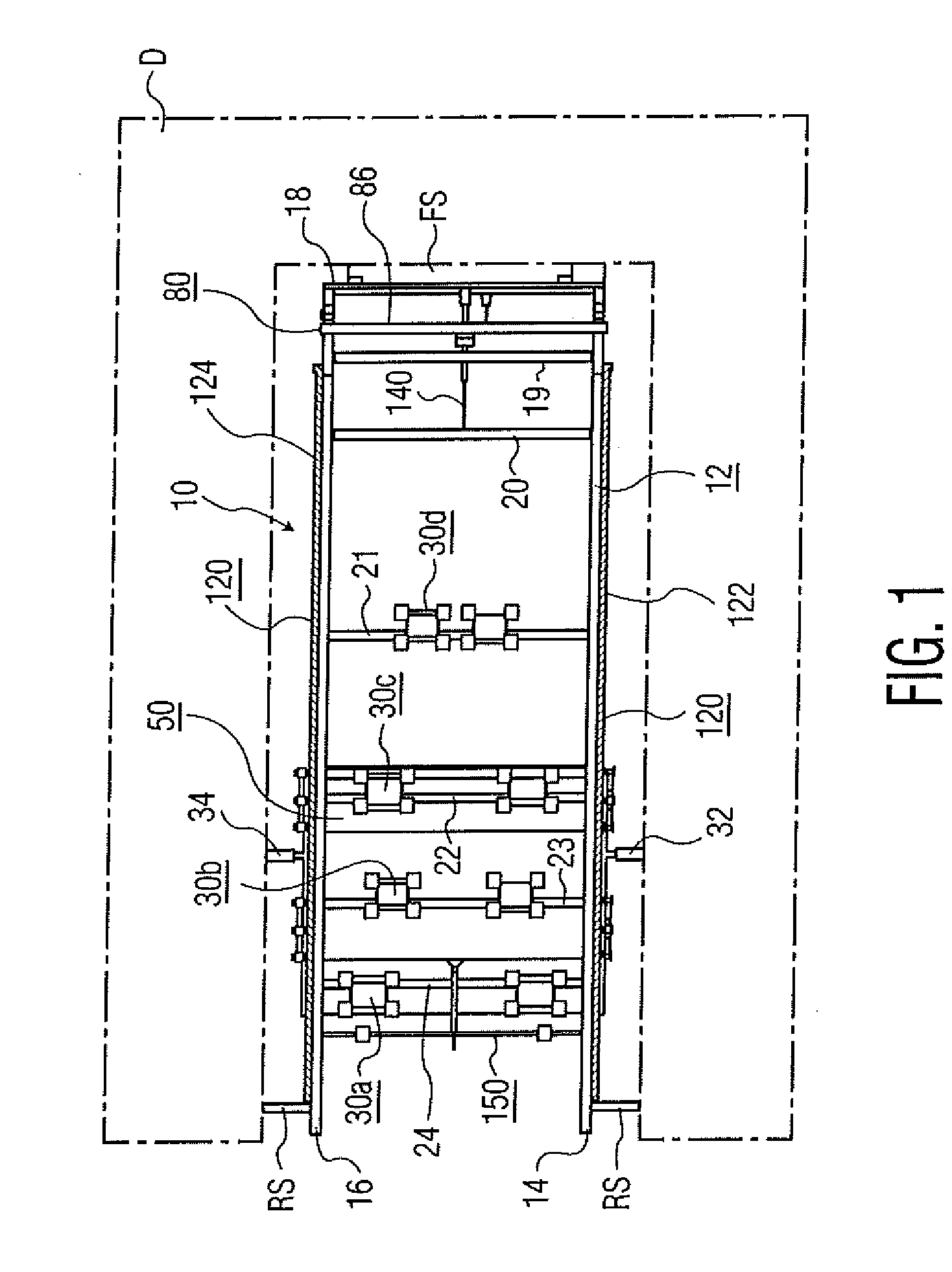 Boat lift operated by boat's propulsive force