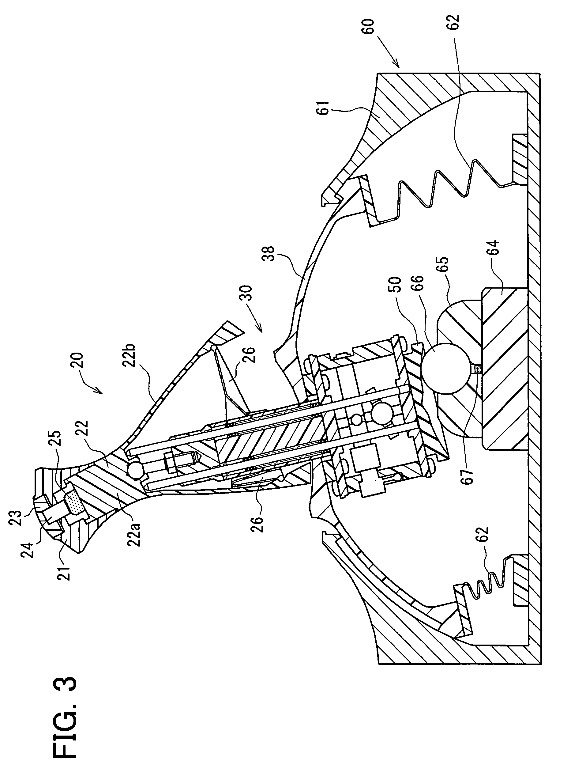 Operating device, image display system, map display controller and program for map display controller