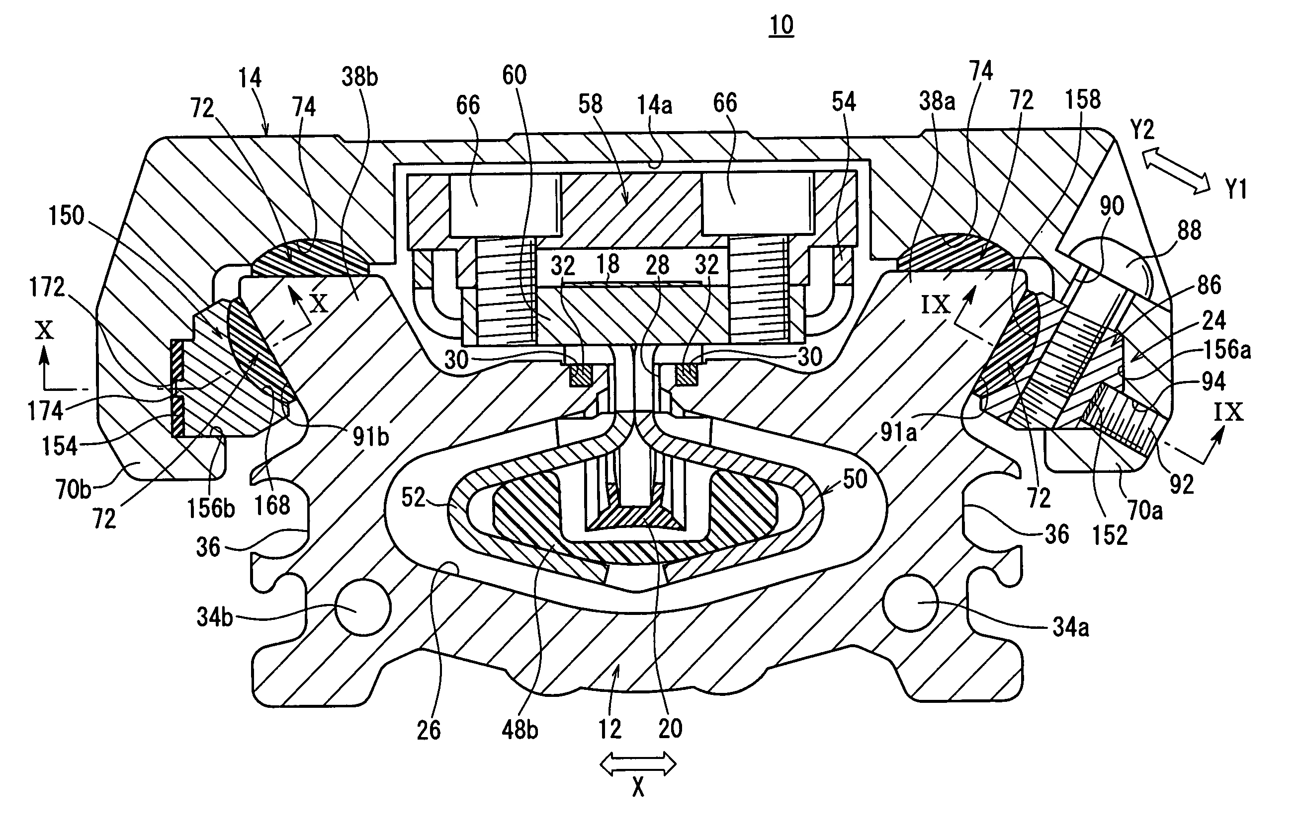 Guide mechanism for cylinder apparatus