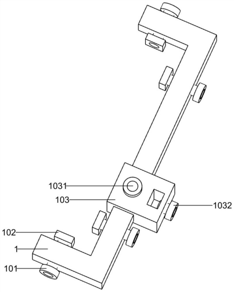 Orthopaedic traction device with included angle adjustable and self-locking functions