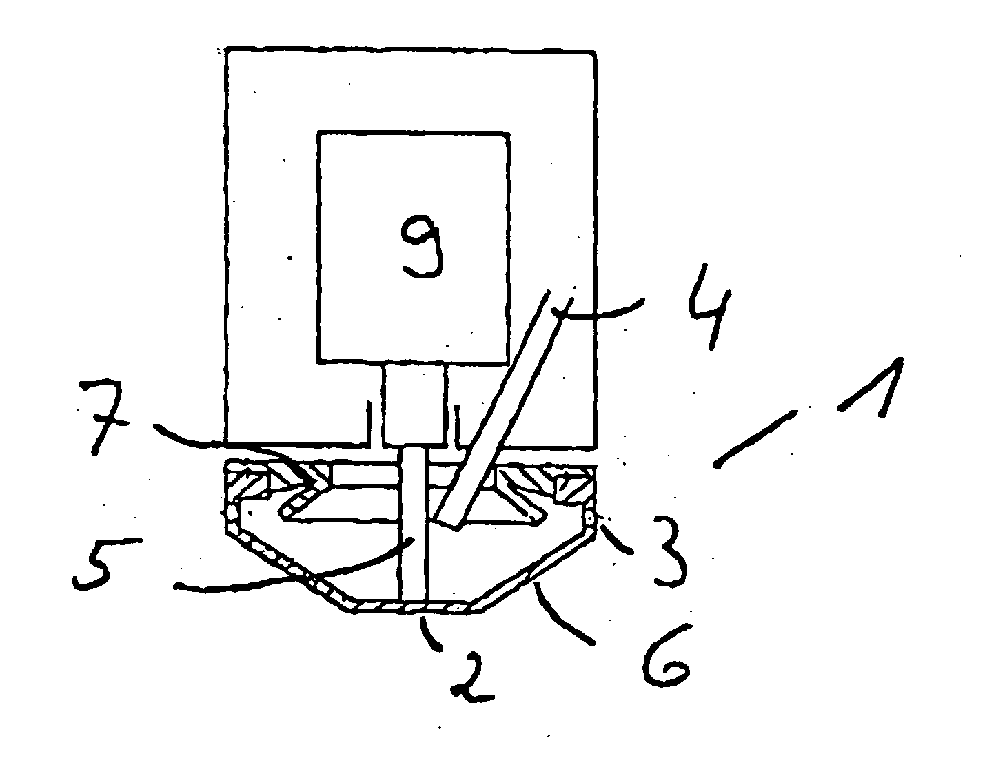 Apparatus for the formation of coverings on surfaces of solid bodies in a coating chamber