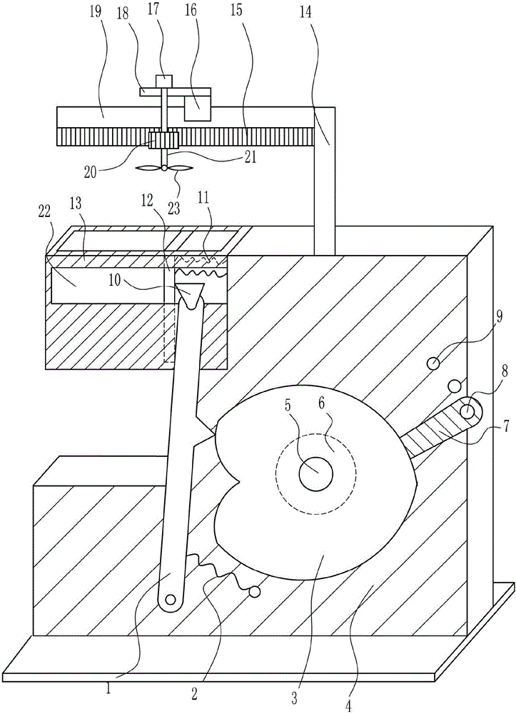Instrument and meter fixed placing device