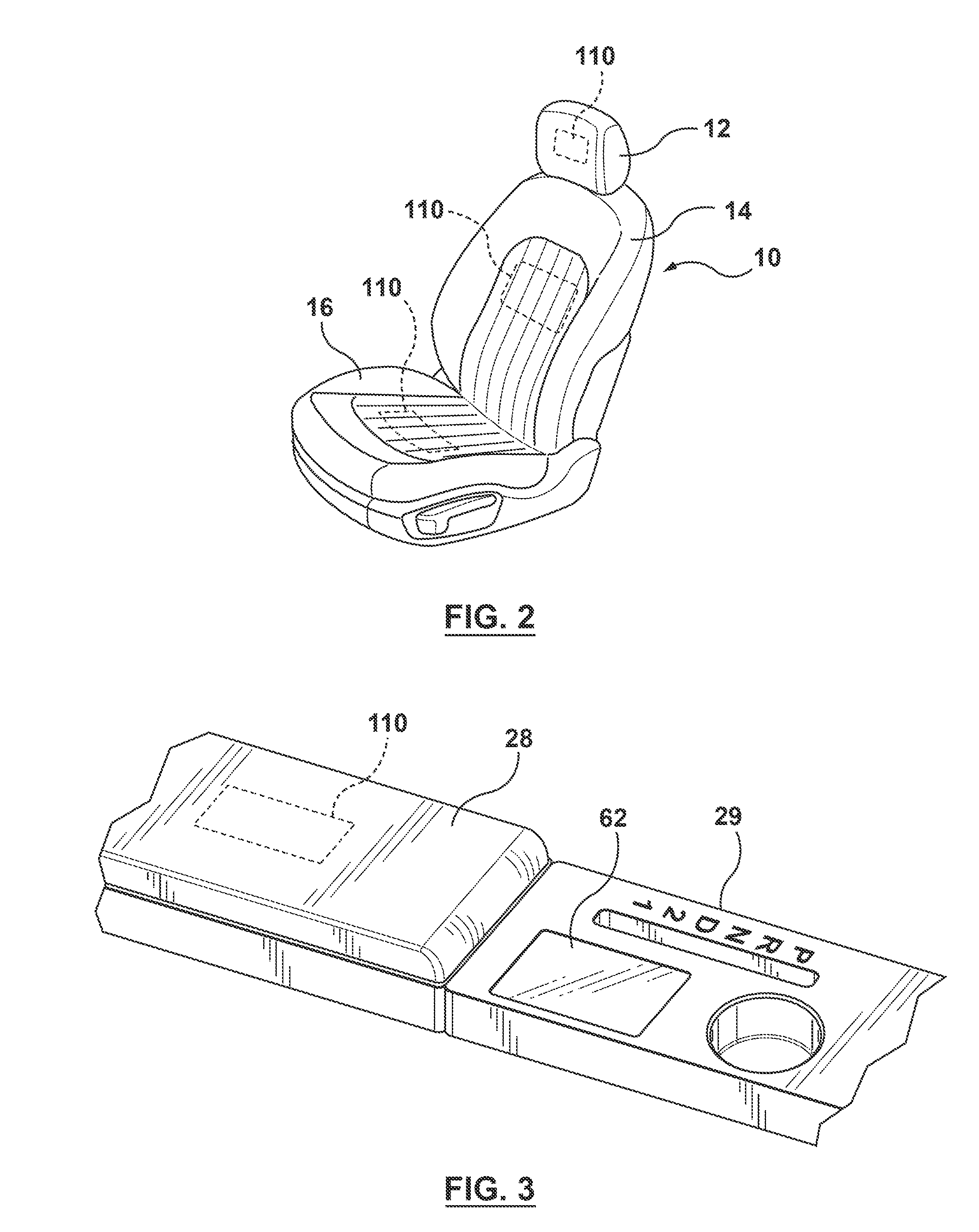 Gesture based input system in a vehicle with haptic feedback