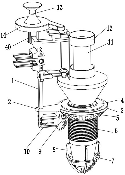 Automatic fixed-point digging agricultural planting machine