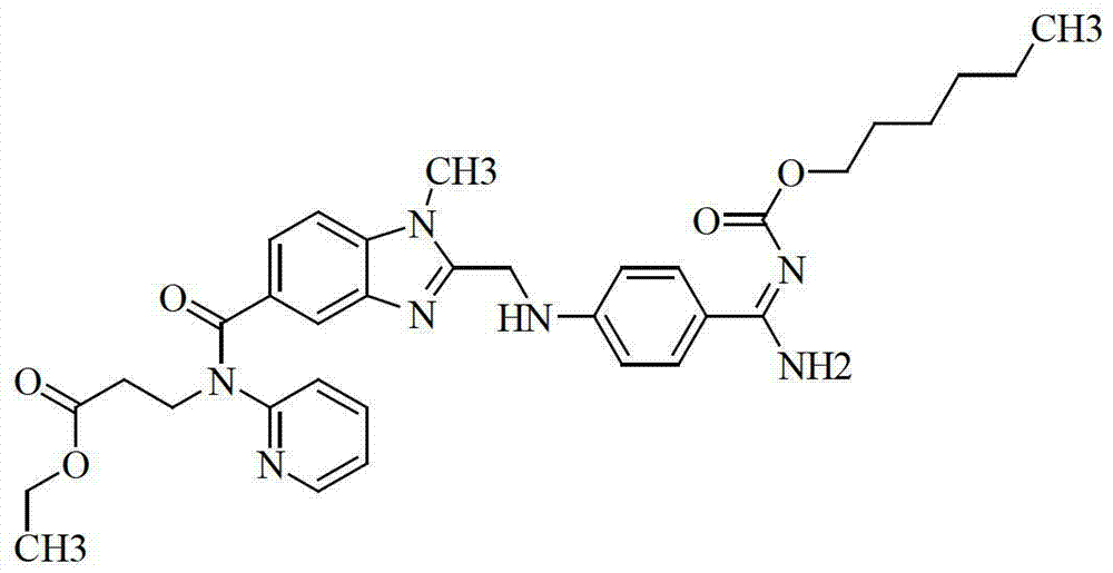 Preparation method for dabigatran etexilate intermediate and intermediate compound